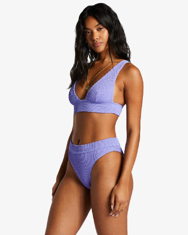 Summer High Remi Plunge Bikini Top - Violet Cove