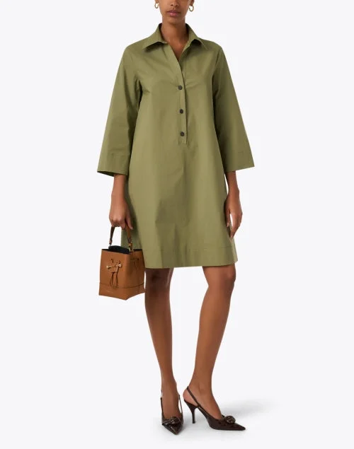 Green Poplin Dress