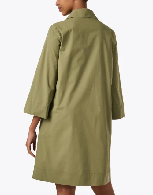 Green Poplin Dress