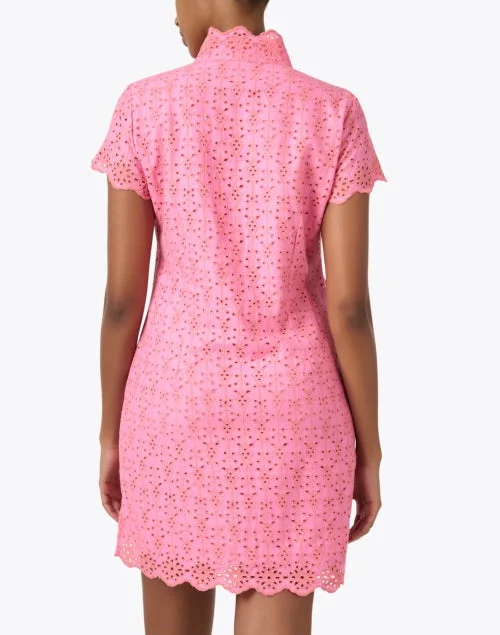 Pink Eyelet Tunic Dress