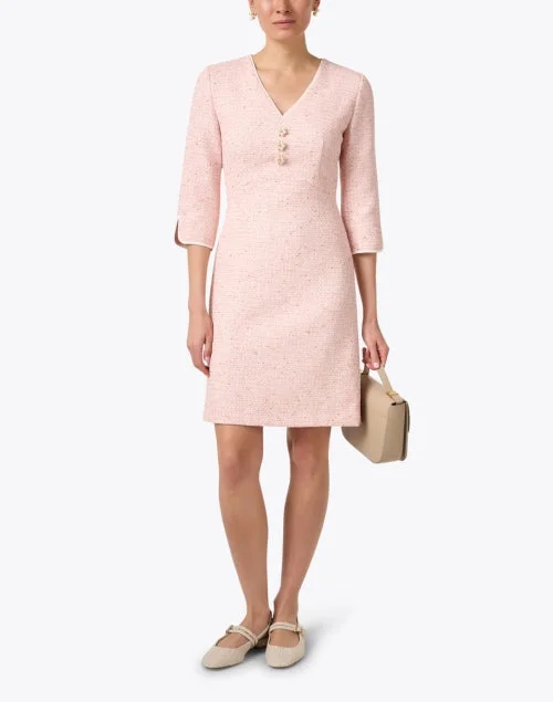 Pink Tweed Dress