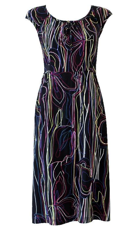 DELILAH Neon Lines Dress