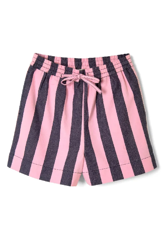 rafe shorts - blue pink stripe