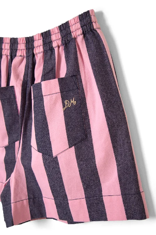 rafe shorts - blue pink stripe